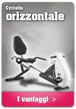 La cyclette orizzontale Cyclette orizzontale